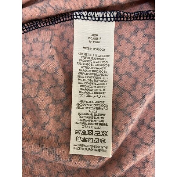 Boden Women's 10L Blue Pink Floral Cap Sleeve Stretch A-Line Dress - Picture 6 of 8